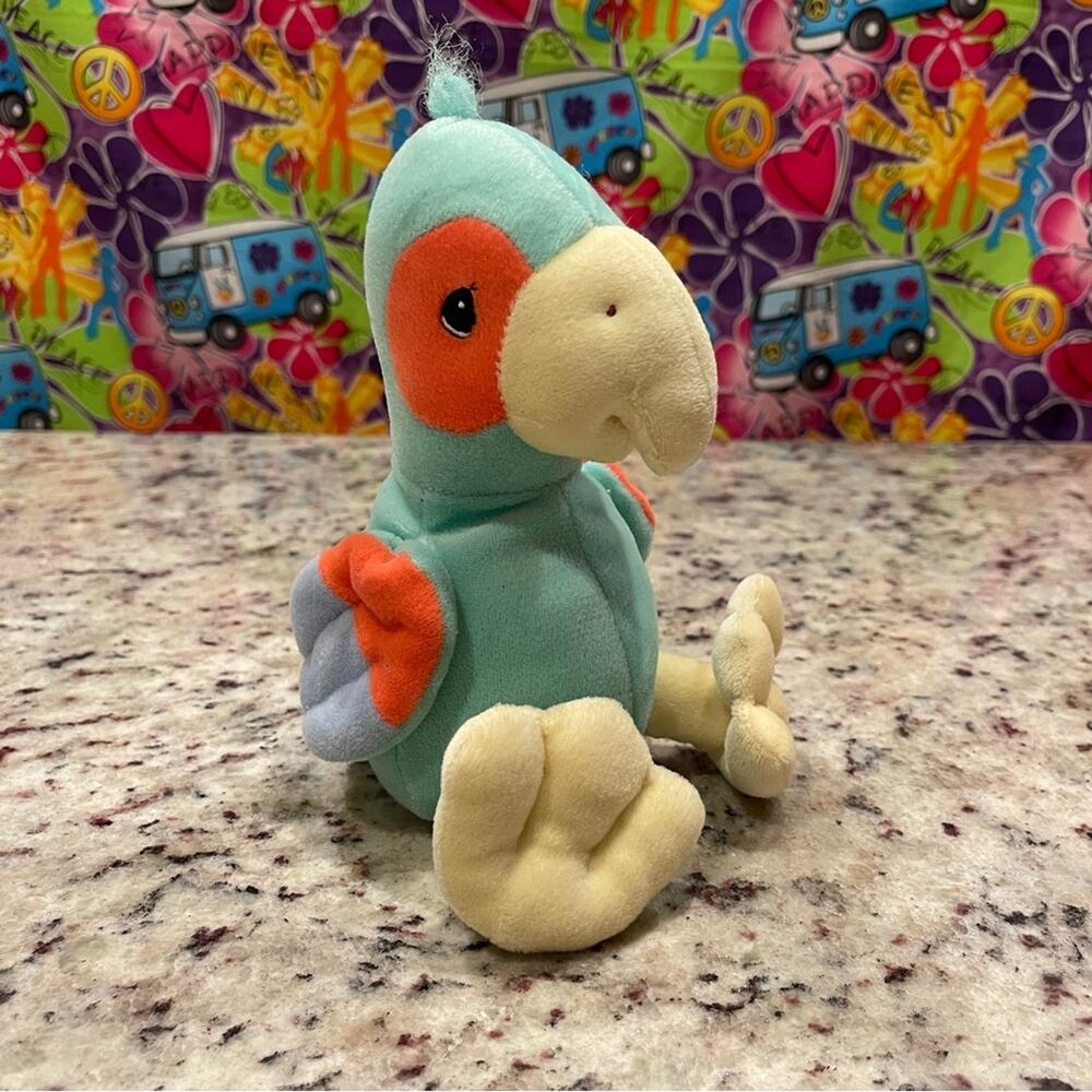 Precious moments tender tails 8" Plush Parrot Toy - Multicolor